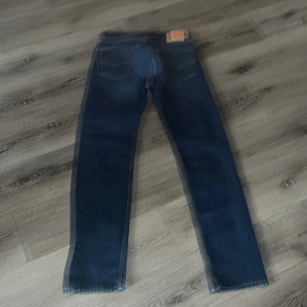Men’s Levi jeans, W32 L34 dark denim designed by my daughter so the ONLY PAIR